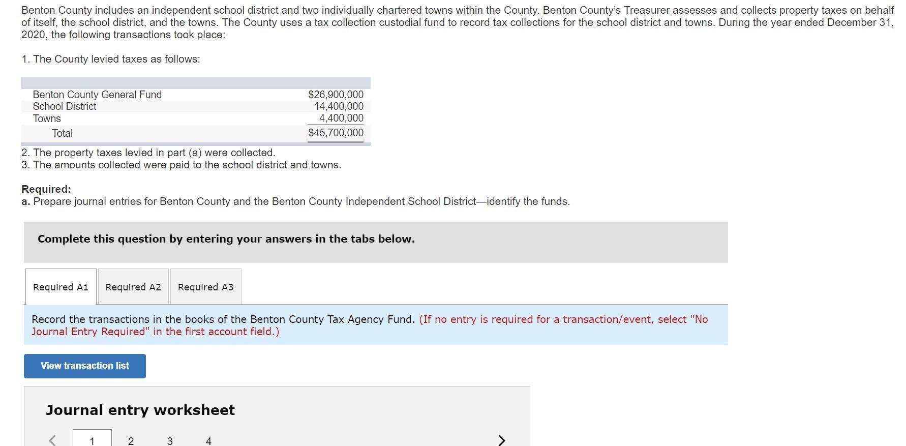 Solved Benton County includes an independent school district