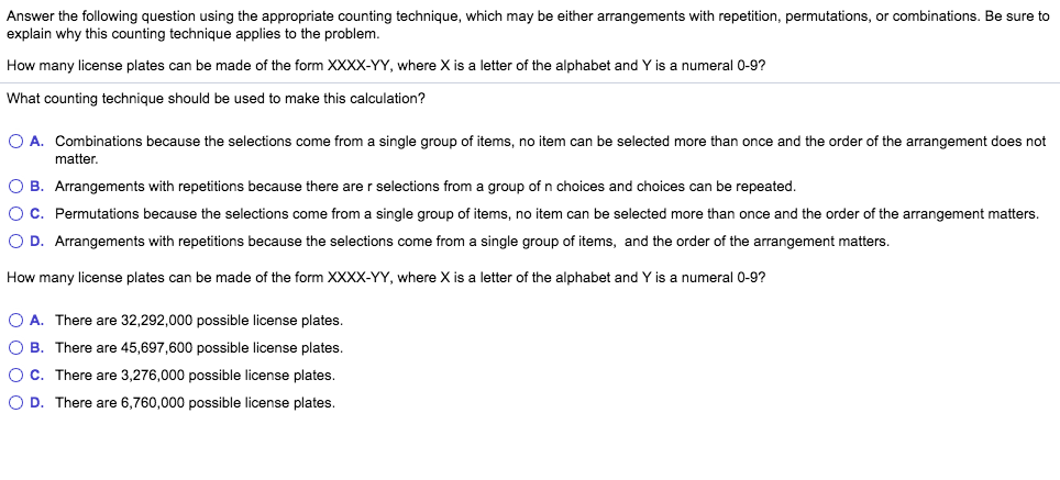 Solved Answer the following question using the appropriate | Chegg.com