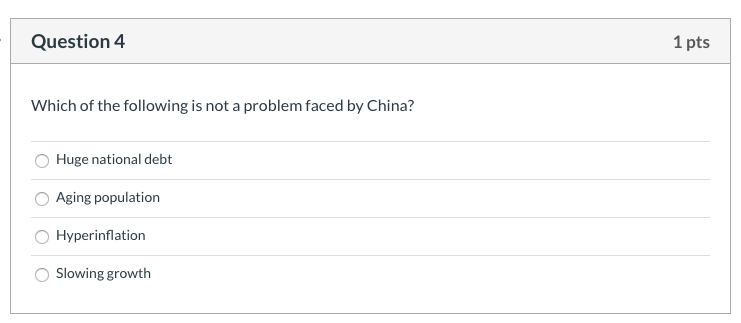 Solved Question 2 1 pts Which of the following was not a | Chegg.com