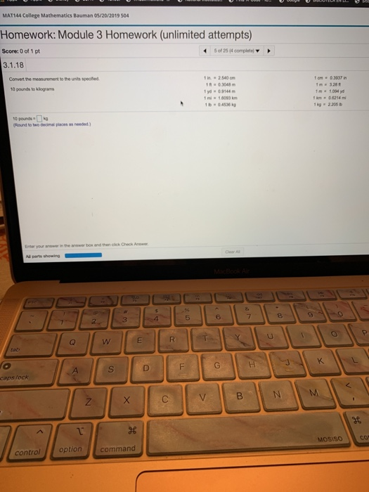 Solved An air conditioning system can circulate 310 cubic