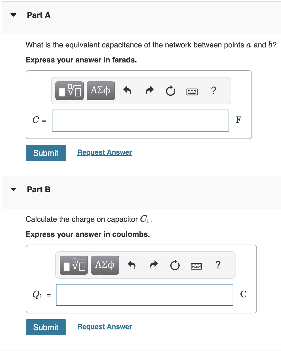 Solved In (Figure 1), C1 = C5 = 9.0 μF and C2 = C3 = C4 = | Chegg.com