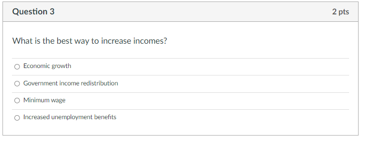 Solved Question 1 2 pts Component Personal income taxes | Chegg.com