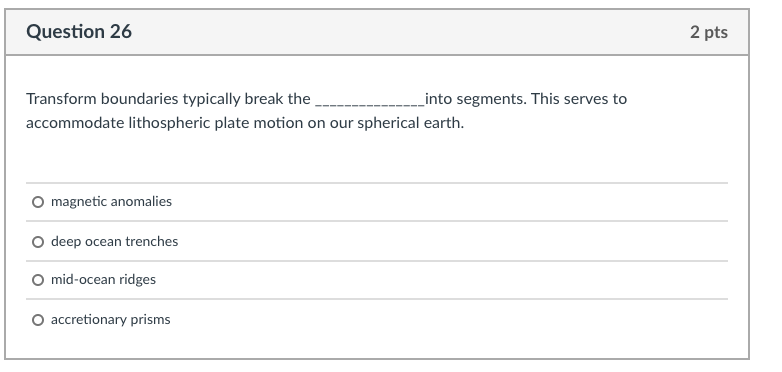 Solved Question 22 2 pts With increasing distance from a | Chegg.com