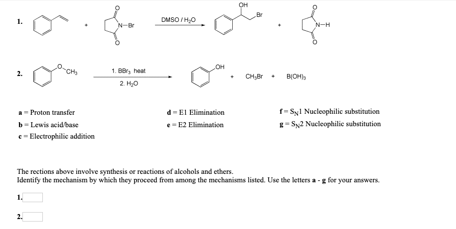 Solved он CF3CO2H at Oo 1. BBr3 2. CH3 +BBr3 f-Sy1 | Chegg.com