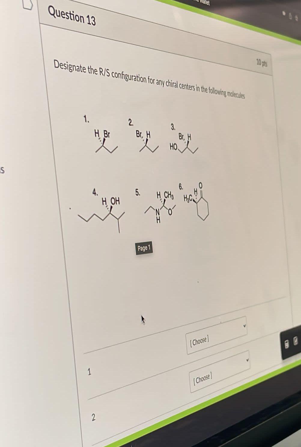 Solved Designate the R/S configuration for any chiral | Chegg.com