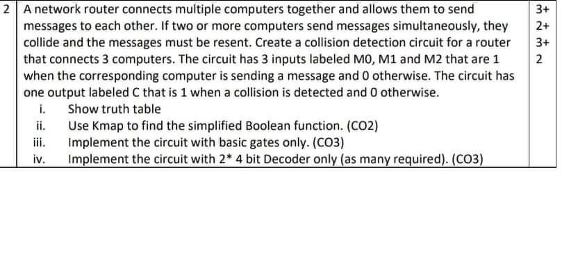 Solved 2 A network router connects multiple computers | Chegg.com