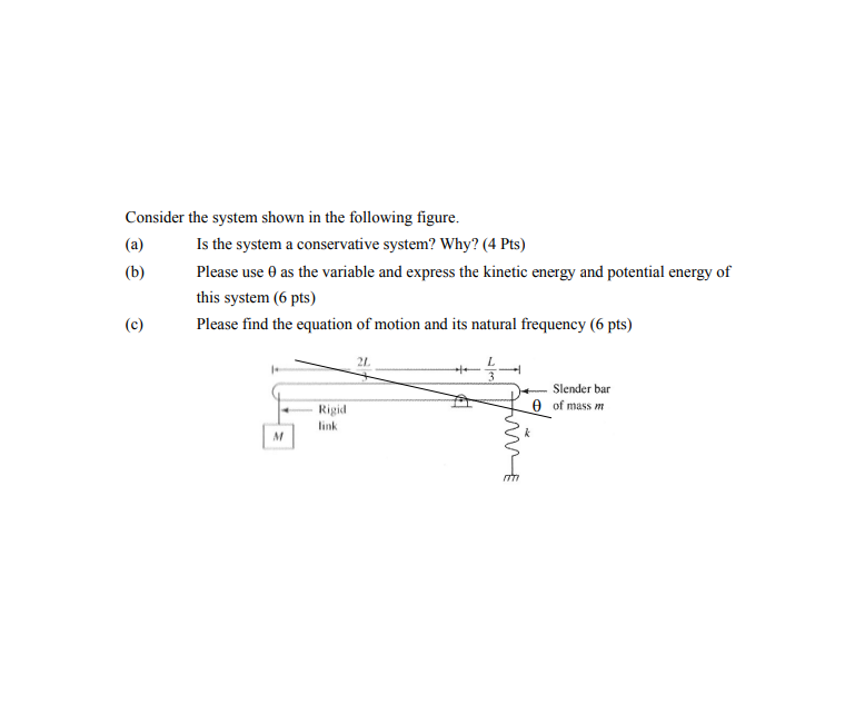 Solved Consider the system shown in the following figure. | Chegg.com