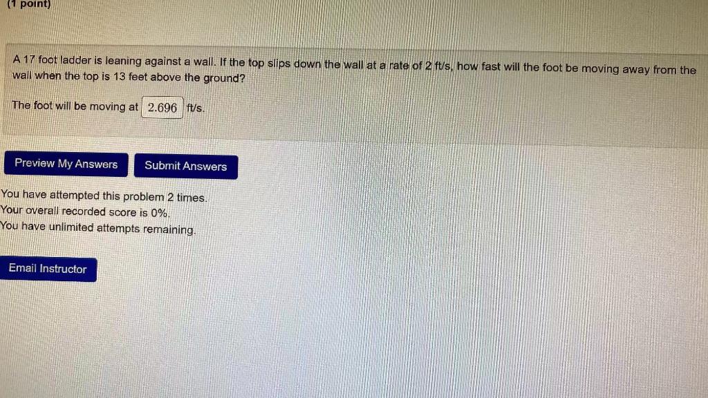 Solved 1 poing Oil spilled from a ruptured tanker spreads in