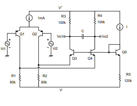 4. For The Below Differential Amplifier Assume B 