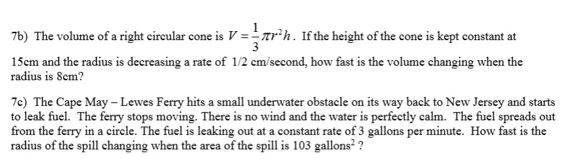 Solved 7) Related rates problems 7a) Plane N and plane W | Chegg.com