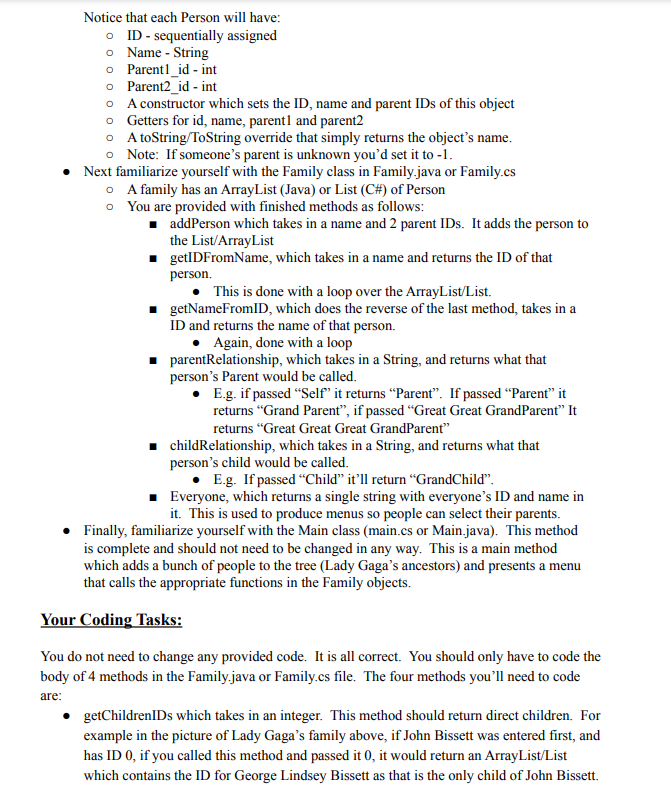 Solved Description In this assignment you'll write a program | Chegg.com