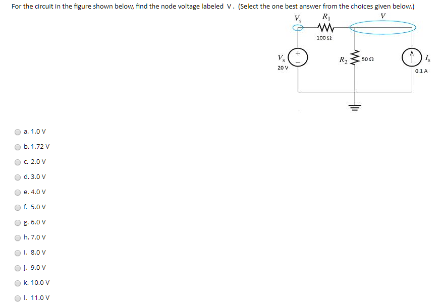 Solved For The Circuit In The Figure Shown Below, Find The | Chegg.com