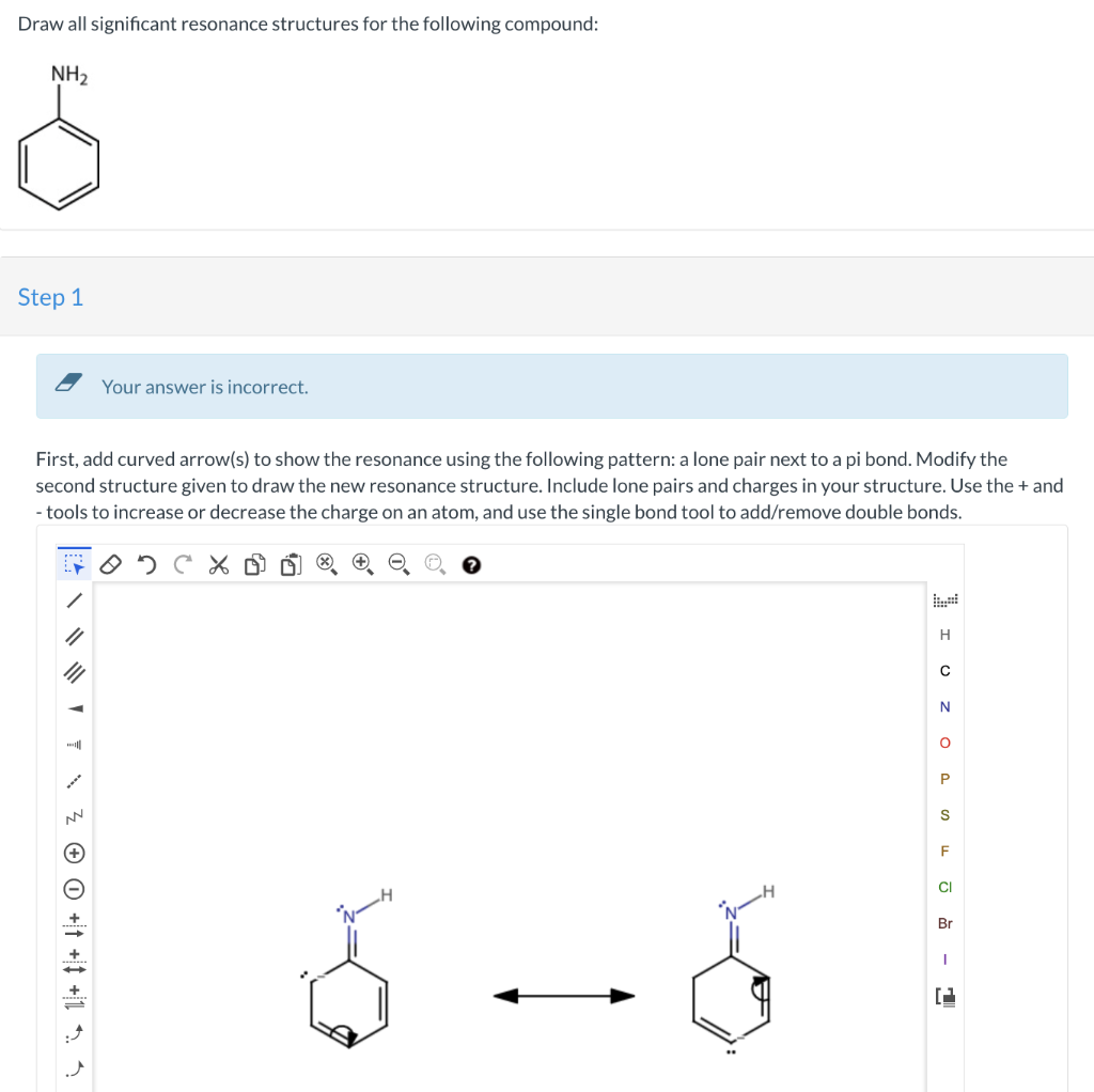 Solved Draw all significant resonance structures for the