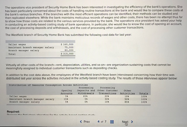 Solved The Operations Vice President Of Security Home Ban