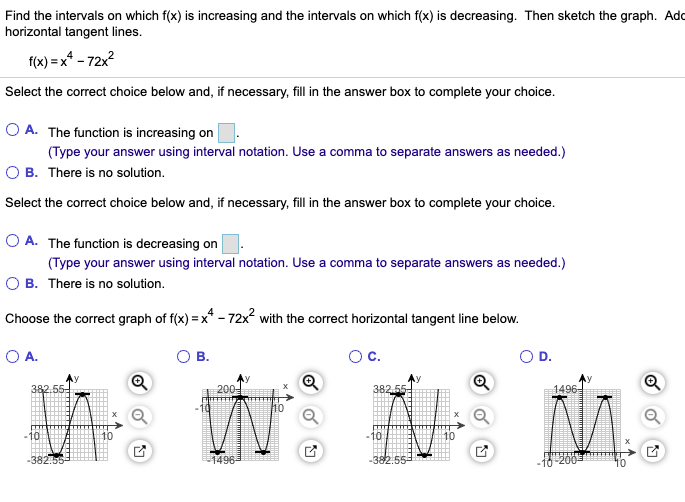 Solved Find the intervals on which f(x) is increasing and | Chegg.com