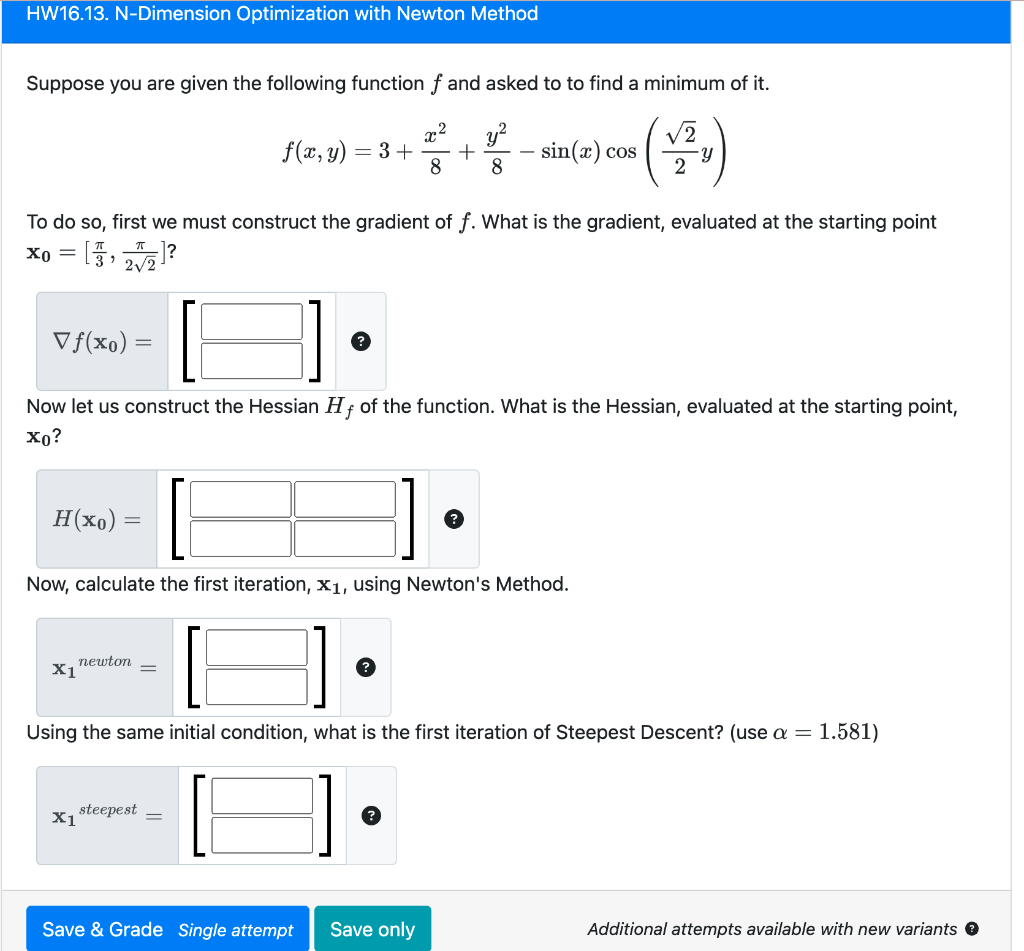 Solved Suppose you are given the following function f and | Chegg.com