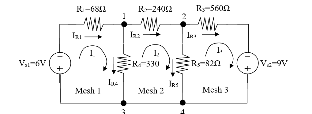 Solved Use mesh current method to find mesh currents I1, I2 | Chegg.com