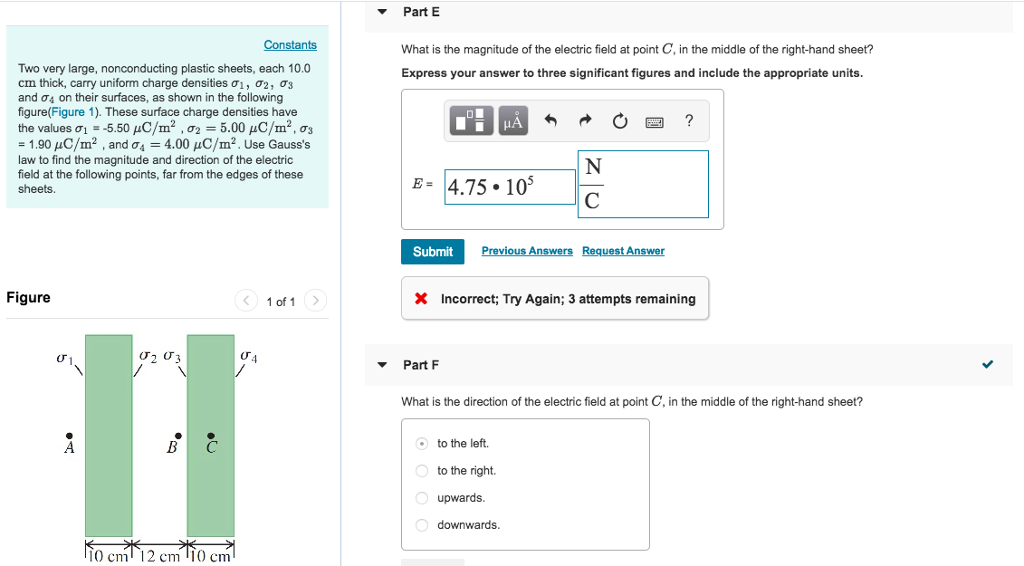Solved Part E What is the magnitude of the electric field | Chegg.com