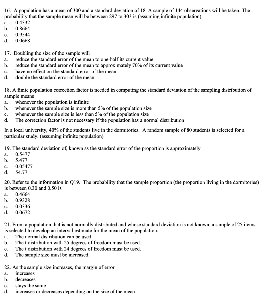 solved-16-a-population-has-a-mean-of-300-and-a-standard-chegg