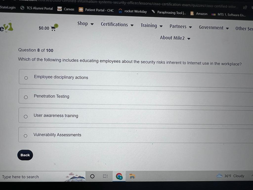 Solved Out of the following answers, which one is | Chegg.com