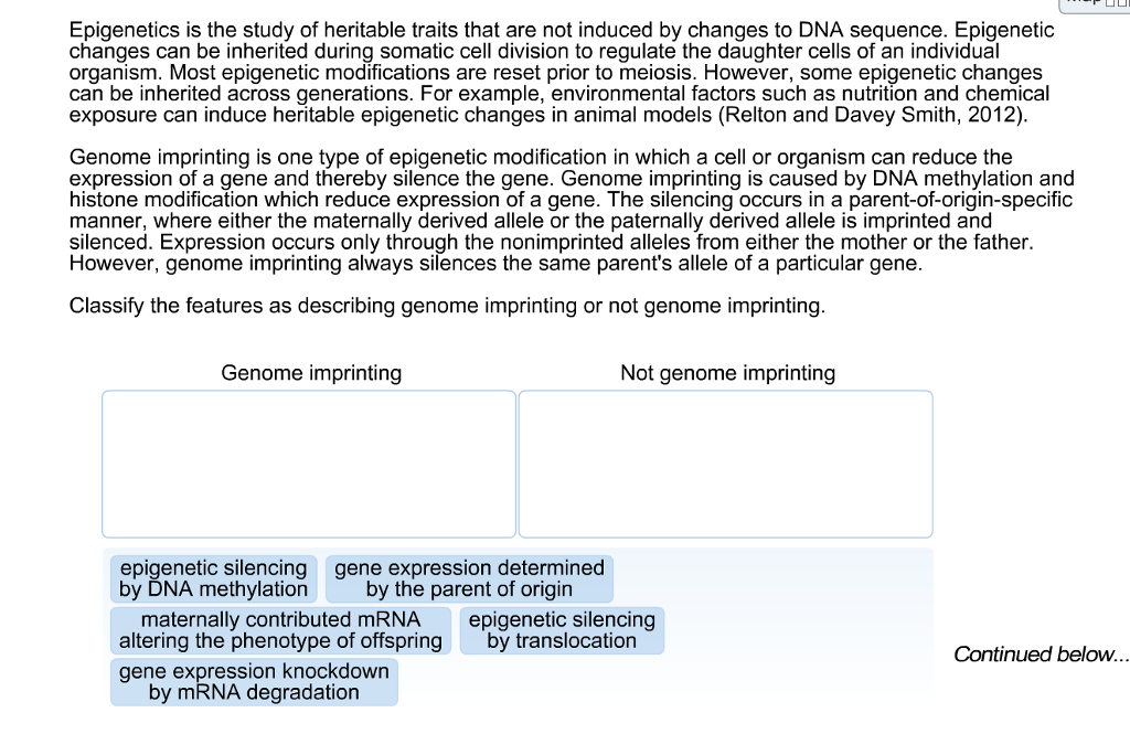 Solved is the study of heritable traits that are