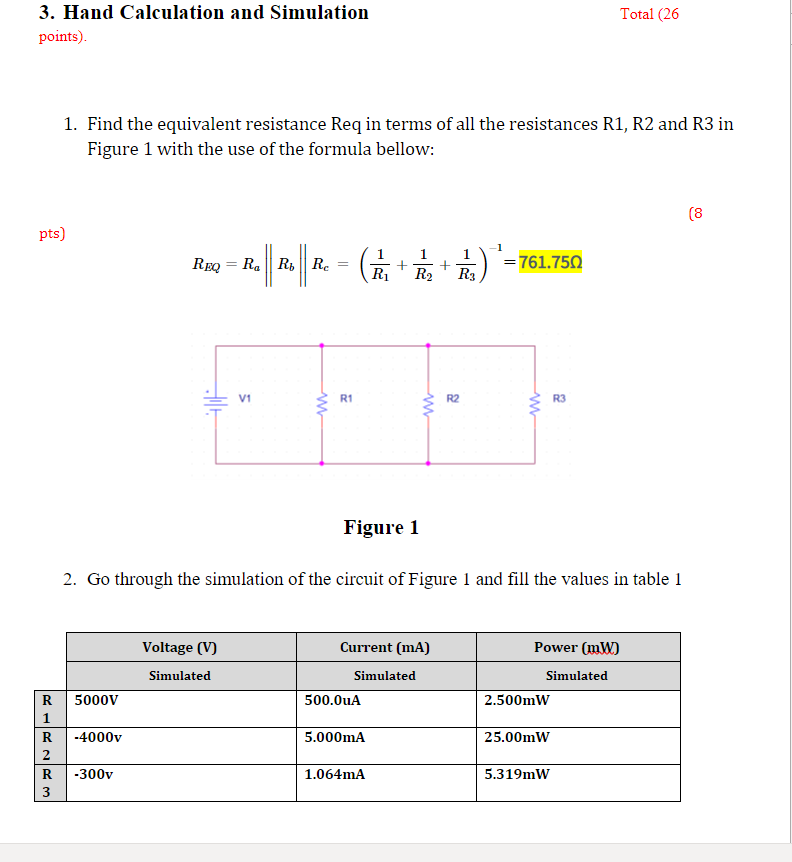 Solved 1. Objectives To calculate and measure the total