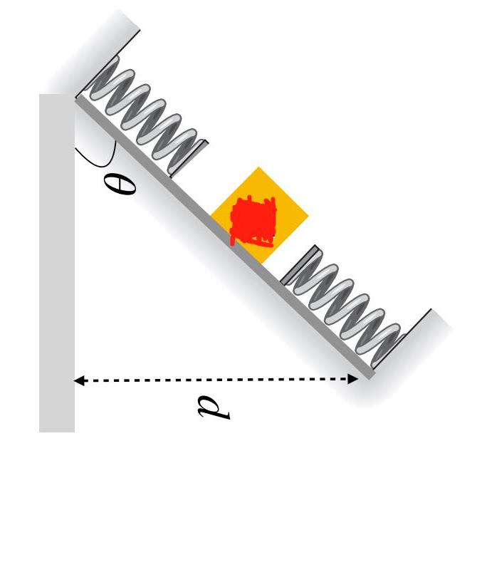 Solved A block of mass m moves between two identical springs | Chegg.com