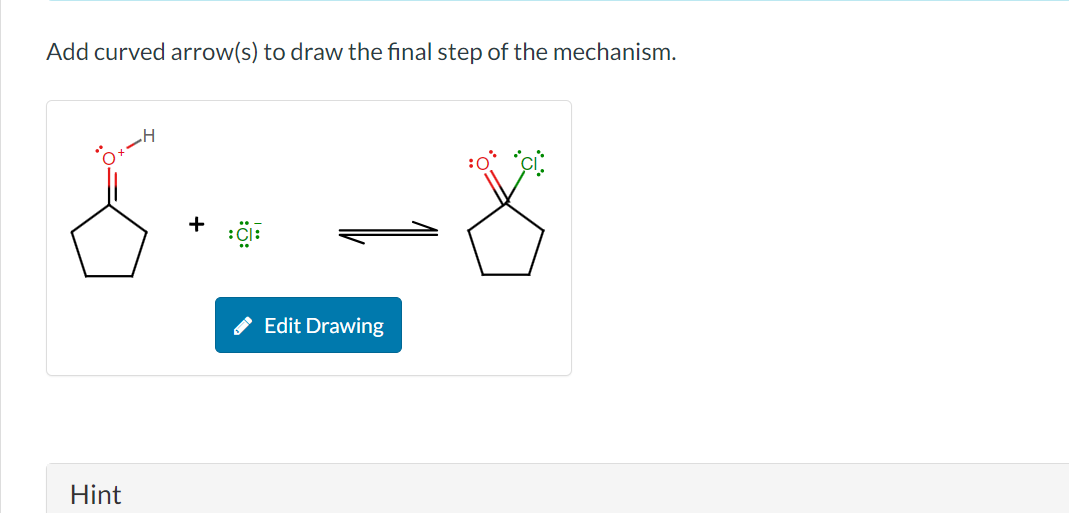 Solved Add curved arrow(s) to draw the final step of the | Chegg.com