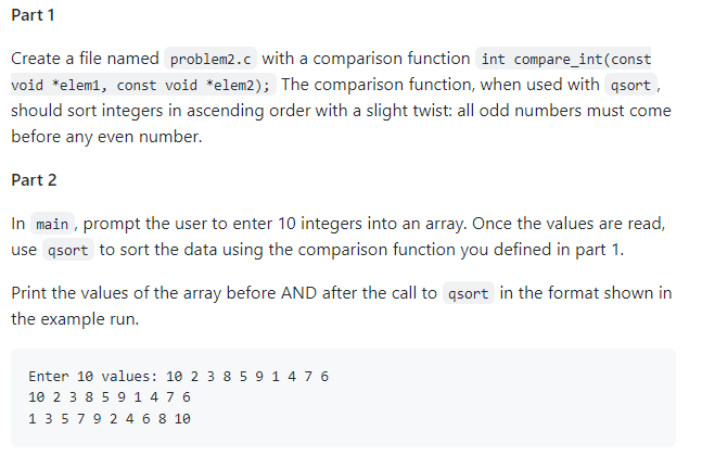 Solved Create a file named with a comparison function void | Chegg.com