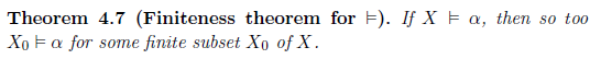 Solved 1. Prove Using Theorem 4.7: If X∪{¬α∣α∈Y} Is | Chegg.com