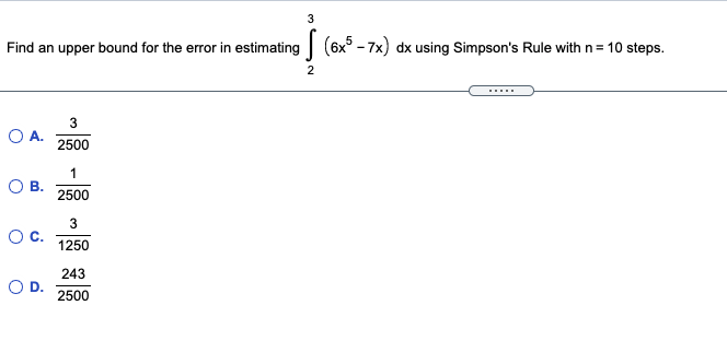 Solved Find an upper bound for the error in estimating S | Chegg.com