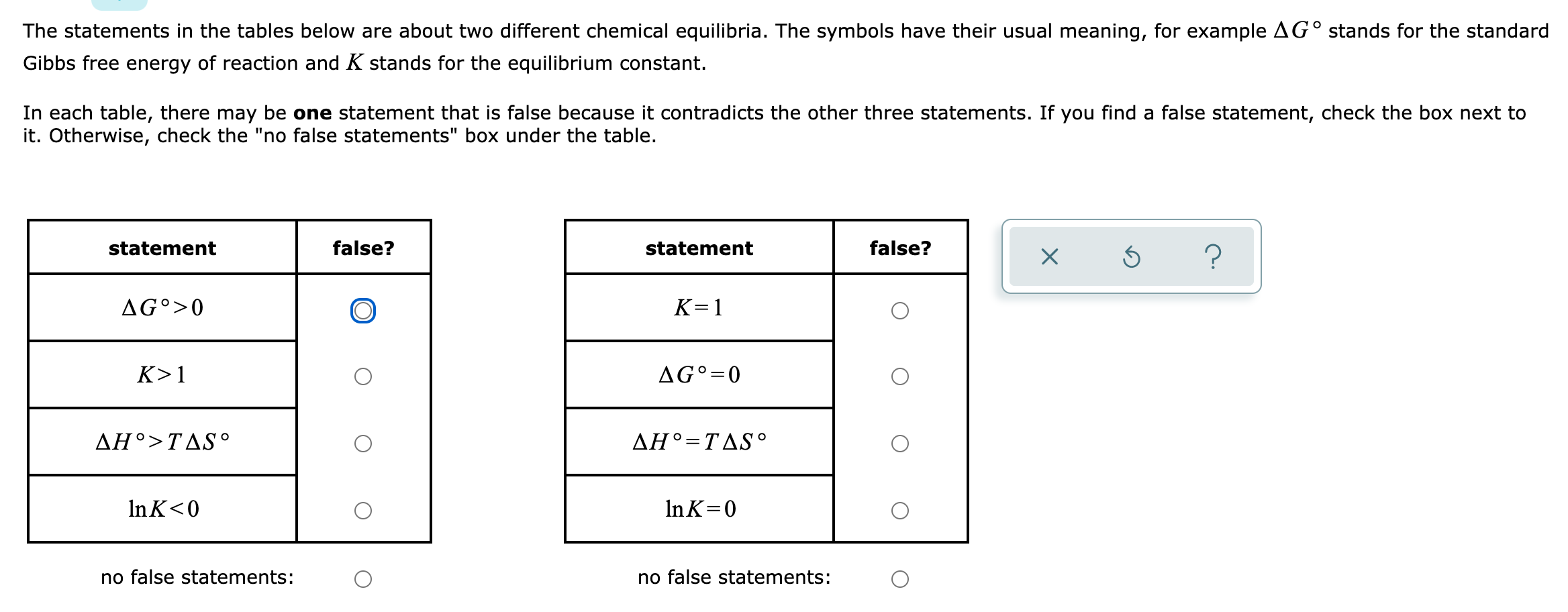 solved-the-statements-in-the-tables-below-are-about-two-chegg