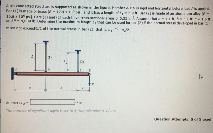 Solved A Pin -connected Structure Is Supported As Shown In | Chegg.com