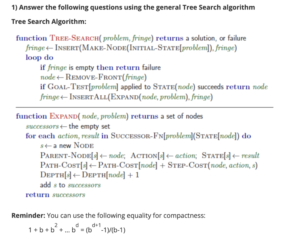 Solved C) Draw the corresponding tree showing all generated | Chegg.com