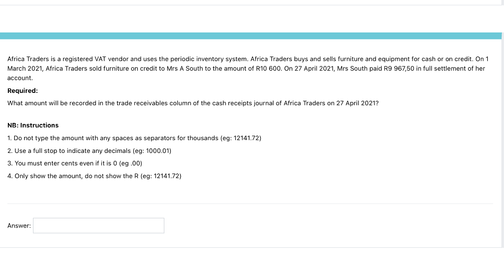 solved-africa-traders-is-a-registered-vat-vendor-and-uses-chegg