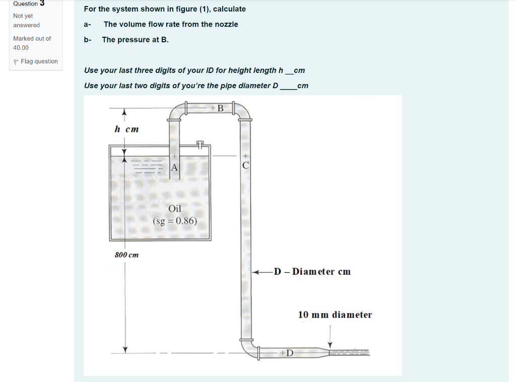 Solved For the system shown in figure (1), calculate | Chegg.com