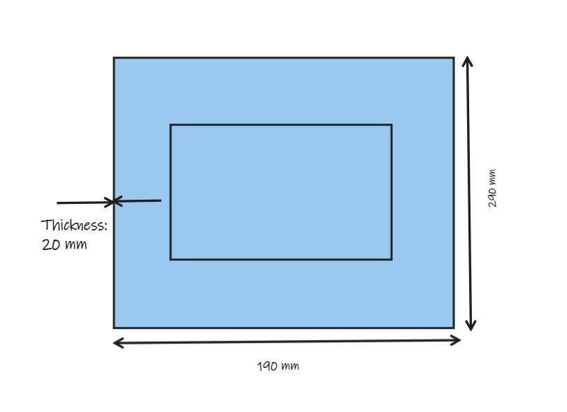 Solved A Symmetrial Concrete Masonry With A Cross-sectional 