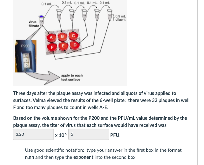 Solved Velma Virologist was studying a particular virus and | Chegg.com