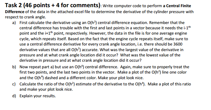 Task 2 (46 points+ 4 for comments): Write computer | Chegg.com