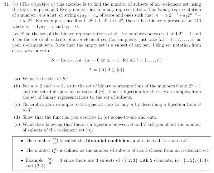 Solved 31. () (The objective of this exercise is to find the | Chegg.com