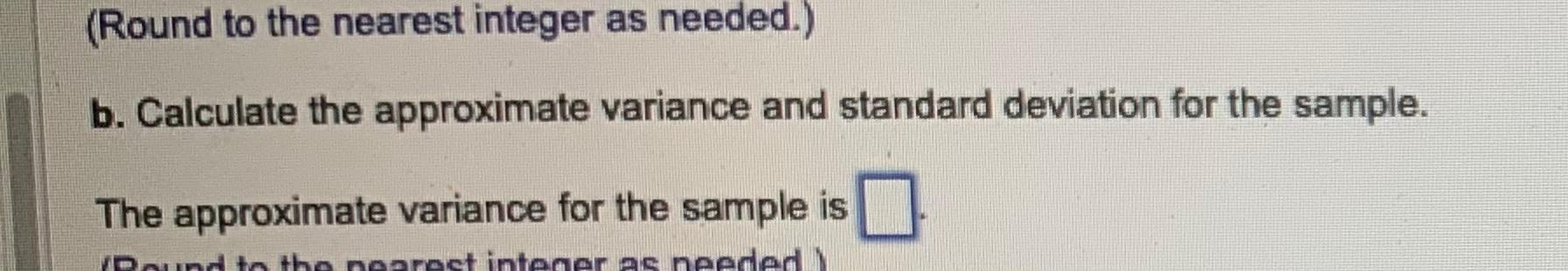 Solved (Round to the nearest integer as needed.) b. | Chegg.com