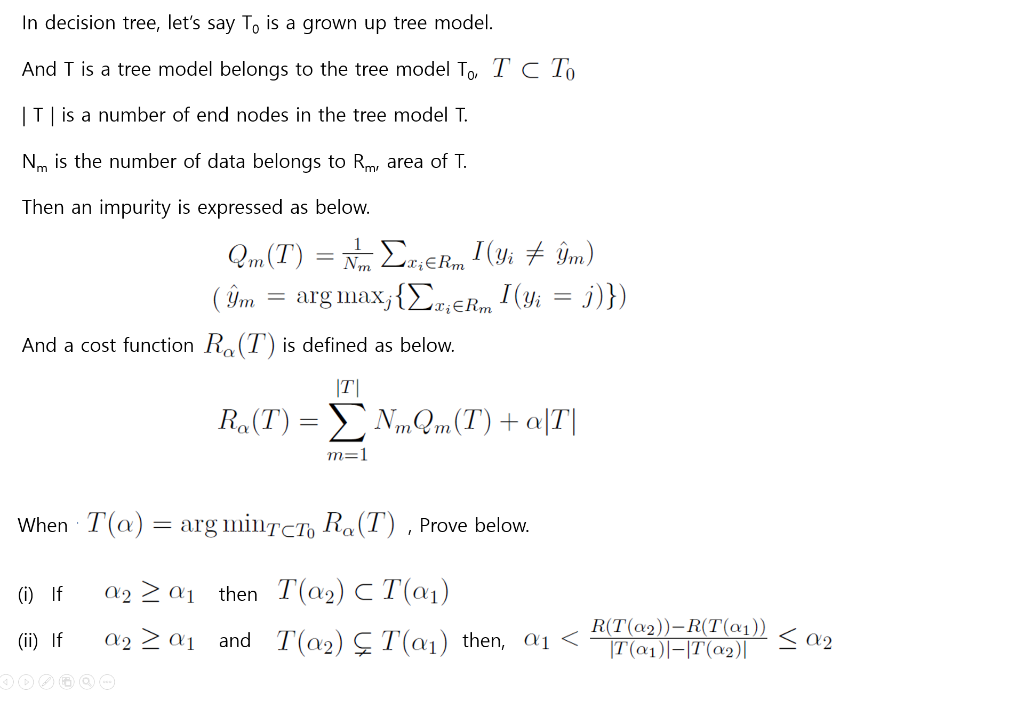 In Decision Tree Let S Say To Is A Grown Up Tree Chegg Com