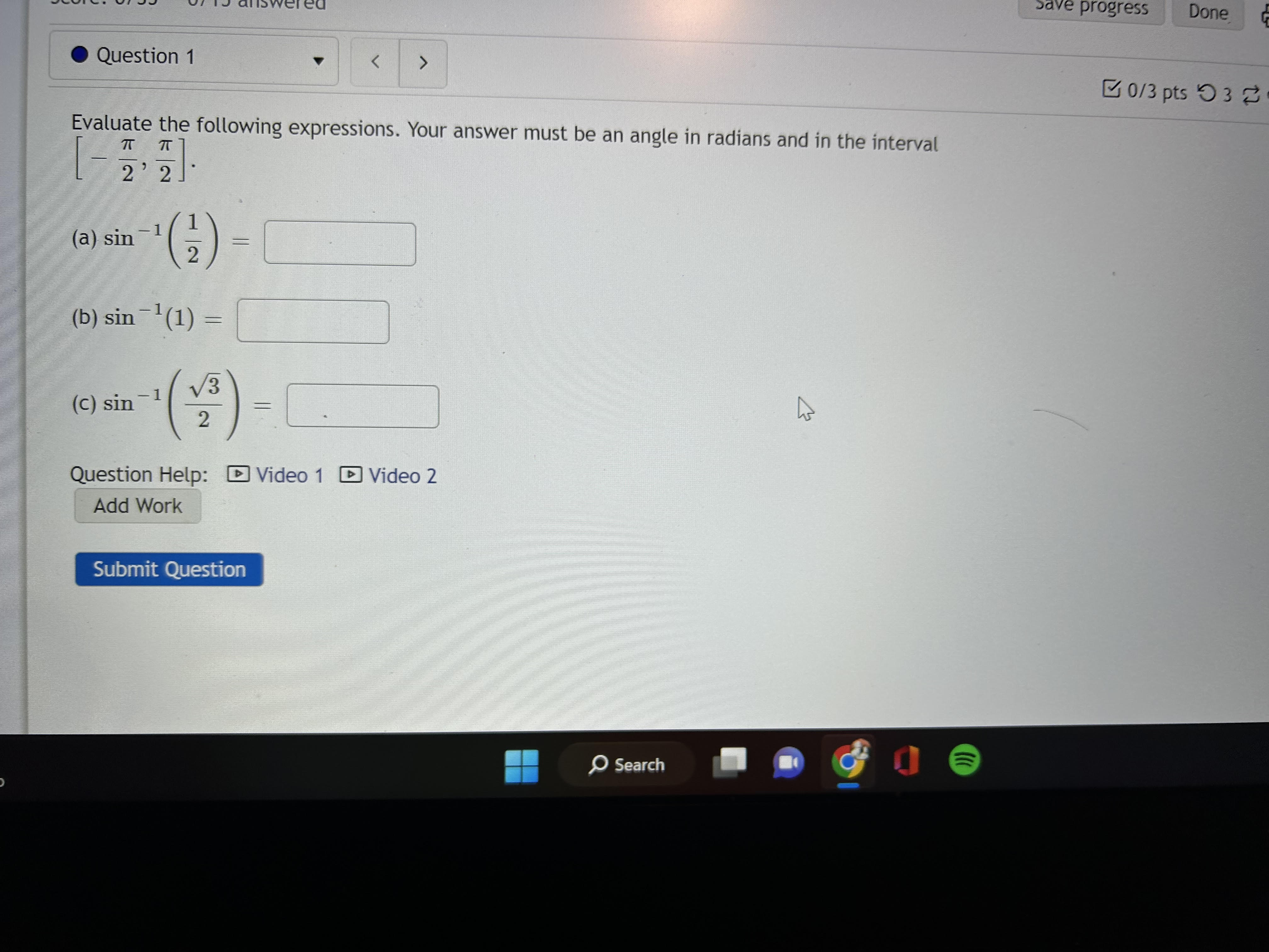 Solved Evaluate the following expressions. Your answer must | Chegg.com