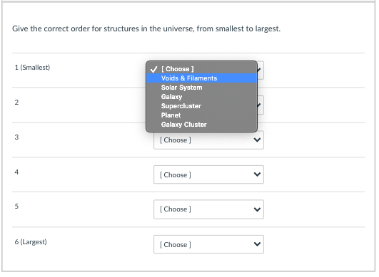 Solved Give the correct order for structures in the | Chegg.com