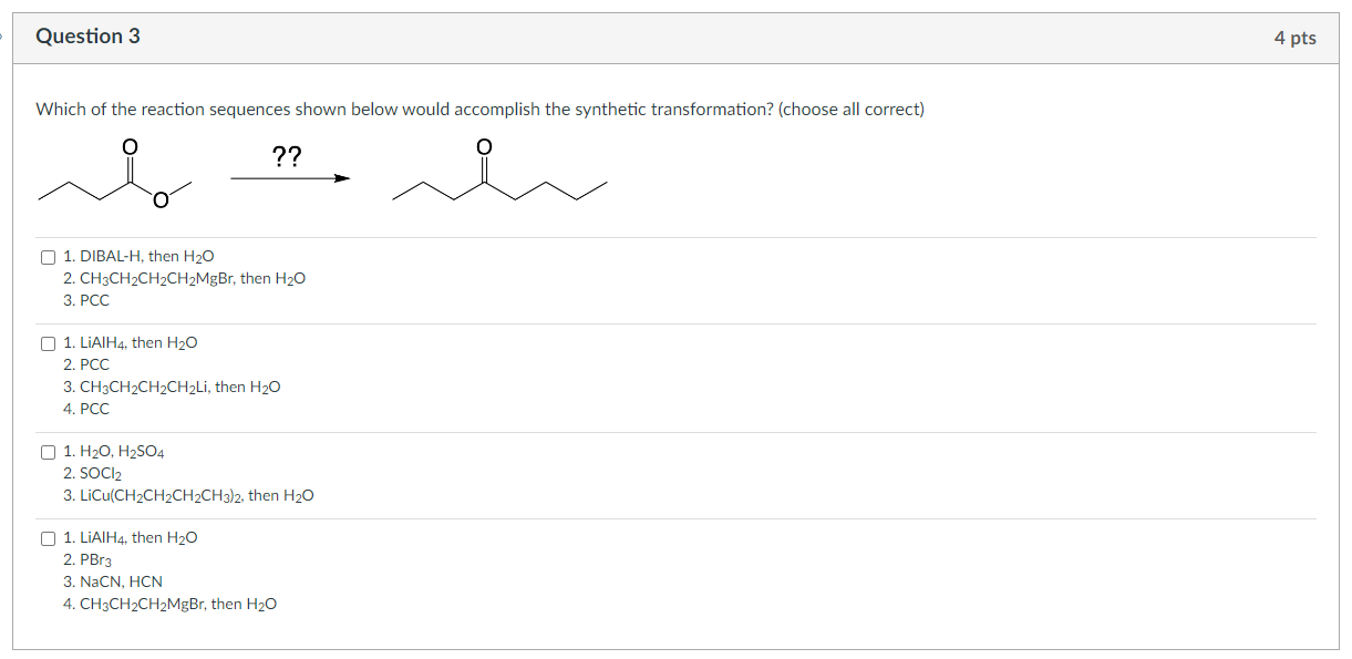 solved-which-of-the-reaction-sequences-shown-below-would-chegg