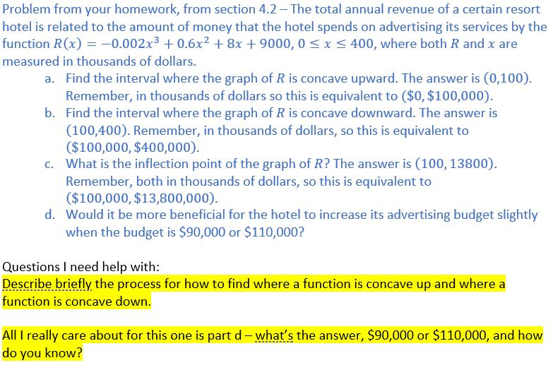 Solved Problem from your homework, from section 4.2 - The | Chegg.com