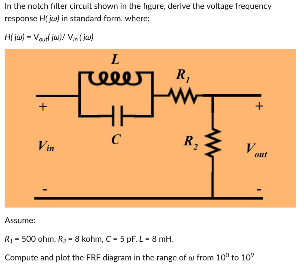 Notch Filter Circuit Design