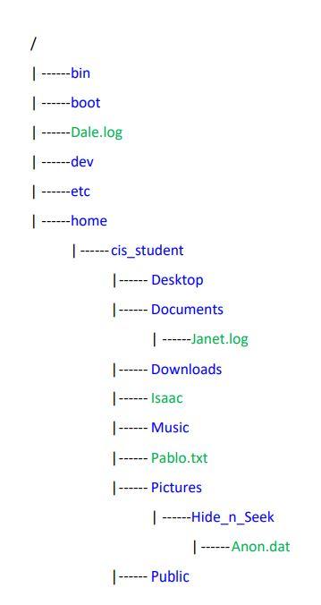 Solved Refer to the directory tree documents. Suppose you | Chegg.com