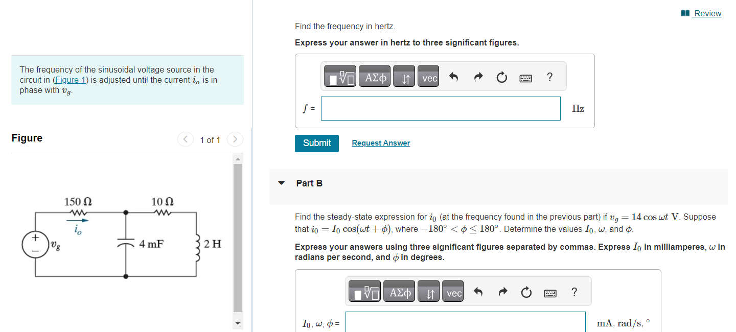 Solved Find the frequency in hertz. Express your answer in