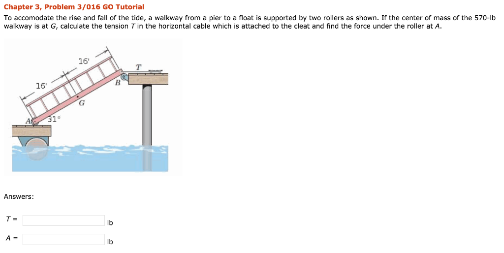 Solved Chapter 3, Problem 3/016 GO Tutorial To Accomodate | Chegg.com